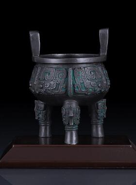 采购产品纯黄铜世纪宝藏三脚架装饰品办公室客厅财富装饰品青铜工