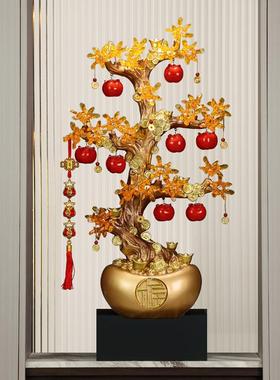 柿柿如意电视柜装饰摆饰壁龛客厅大型沙发旁边落地乔迁礼物品新居