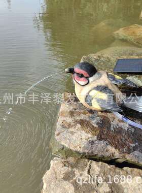 人物喷泉流水摆件公园池塘别墅花园树脂动物模型装饰品