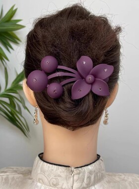 New flower hair clip, elegant and high-end hairpin, popular