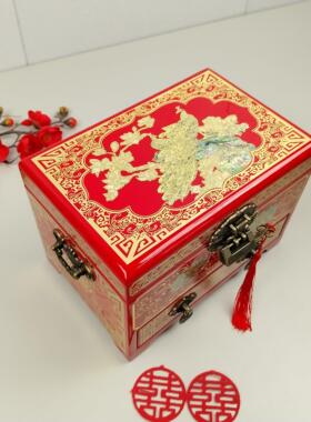 非物质文化遗产 平遥漆器 新中式 婚庆礼品 陪嫁首饰盒 礼盒