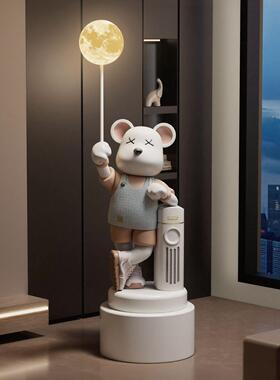 暴力熊摆件客厅电视柜沙发大型落地装饰品存钱罐蓝牙音箱乔迁礼物