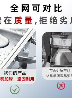 自助餐炉不锈钢食物保温陶瓷盆液压玻璃翻盖加厚酒精灯加热布菲炉