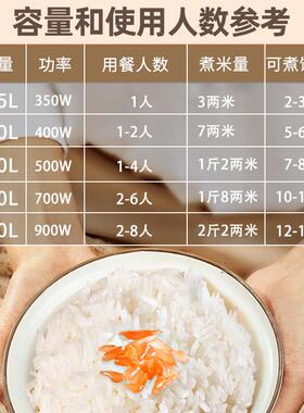 正品老式电饭锅1.5L-5升家用电饭煲迷你小型蒸米饭锅3-4人单人用