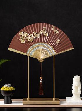 艺客RZB-2609贝子新中扇摆式件厅玄关电视柜茶室高档扇子高档家形