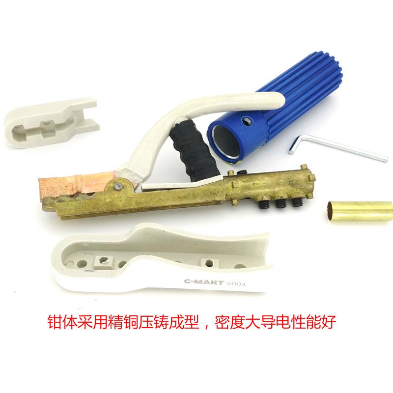 西玛电焊钳 纯铜恒温电焊钳焊把焊夹 不烫手焊接工具B0009 500A30 - 图1