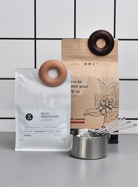 意式质感品味咖啡不锈钢摆件样板间厨房橱柜软装饰品方案陈设摆件