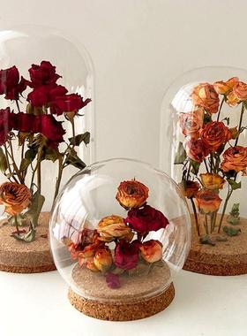 diy玻璃罩软木塞纪念品装饰摆件