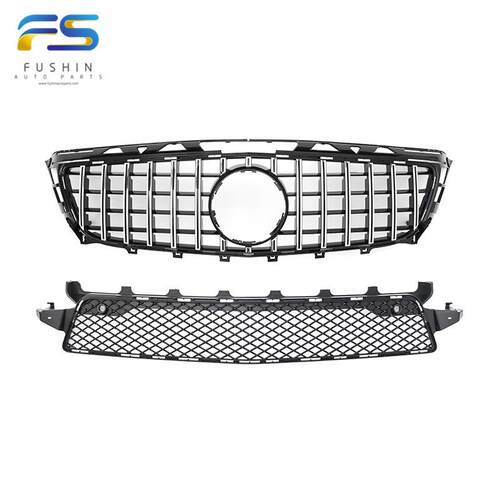 适用于奔驰CLS级W218前期GT保险杠中网竖条进气格栅配件2011-2014 - 图1