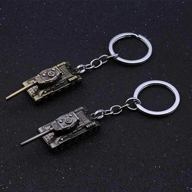 闪恒欧美动漫霸气WOT书包钥匙扣时尚创意坦克挂件汽车钥匙圈环潮