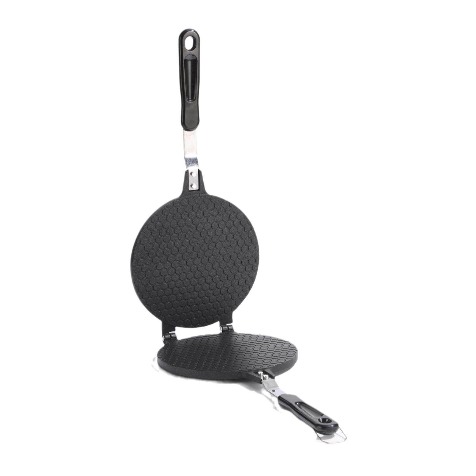 老式火烤手工蛋卷机家用手工烙饼模具火烧花式饼夹子铸铁老式模具,淘宝优惠券,粉丝福利购,淘宝优惠卷