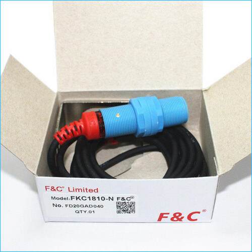 嘉准电容式接近开关FKC1810-N替代E2K-X8ME1 CR18-8DN三线NPN常开 - 图2