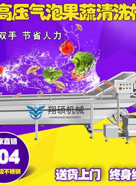 莓全自动莱阳梨清洗设备烟台苹果蓝莓树清洗设备气泡清洗设备