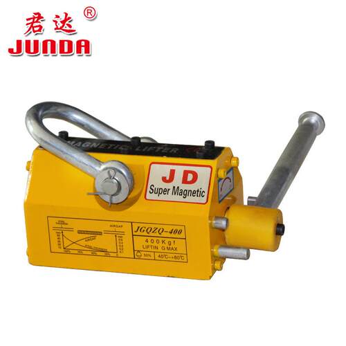 君达永磁起重器磁力吊600kg1吨2t工业手动磁铁吊装器强力永磁吸盘 - 图3