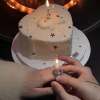 Creative ring candle Chinese Valentine's Day DIY anniversary photo props girl atmosphere film artifact