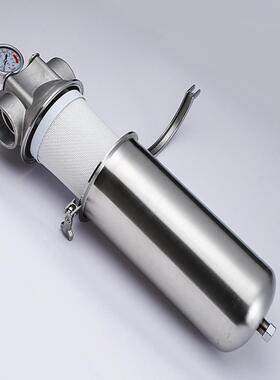 防爆卡箍前置过滤器20吨不锈钢前置净水器厨房除垢净水机厂家