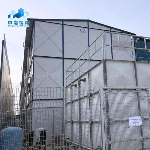 小型K式钢结构活动板房Prefabricatedhouse出口工程住宿临建箱房 - 图0