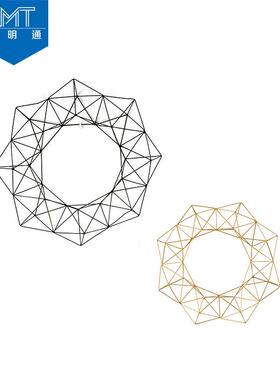 北欧创意花架婚礼装饰悬挂花器道具样板房墙面植物装饰挂件