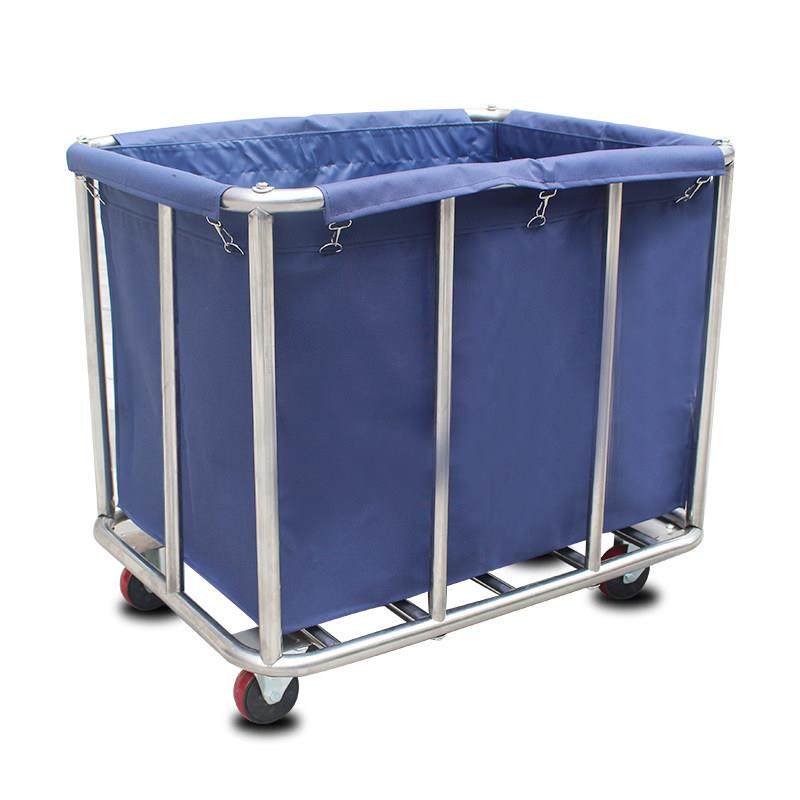 酒店布草车客房服务车不锈钢手推车洗衣房宾馆保洁车收纳车布袋子,淘宝优惠券,粉丝福利购,淘宝优惠卷