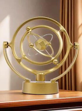 2025新款地球天体永动仪不停永动机桌面平衡摆件牛顿摆装饰工艺礼