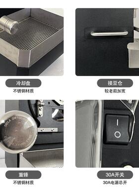 赞拓 啡豆咖烘豆机不锈1钢材质独立温火力控制30风咖0克啡豆烘焙