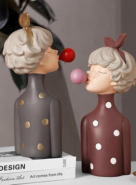 泡20241213泡女孩电视柜家居装酒柜轻奢艺术床玄关书架柜饰摆件树