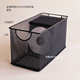 Metal grid CD/DVD storage box desktop storage box stationery CD debris box cabinet partition classification storage