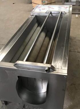 喷淋不锈钢毛辊清洗机  胡萝卜加工清洗机械  马铃薯清理去皮设备