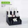 Coffee milk tea shop disposable straw cup lid and other cups bar storage paper cup holder cup divider practical without punching
