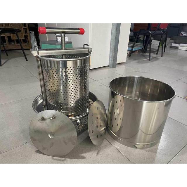 Honey press Honey press Wax press Manual juicer Beekeeping tool wine lees earth honey extrusion stainless steel