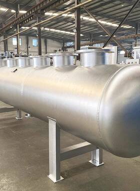 不锈钢分集水器碳钢锅炉蒸汽空调地暖循环水分汽缸集分水器