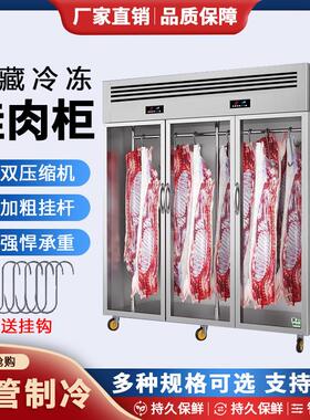 商用鲜肉冷冻柜熟成柜冷藏立式冷鲜肉排酸展示柜挂肉柜保鲜柜