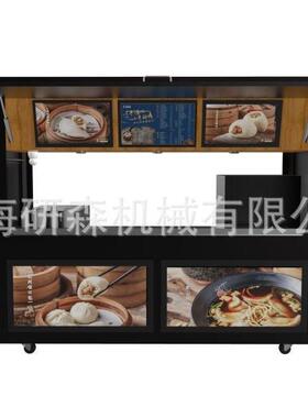 上海源头厂家鸡排英雄夜市摆摊车鸡排工作台双缸油炸锅小吃车