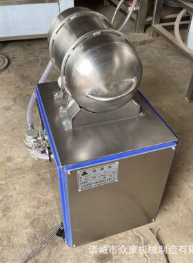 牛肉干真空入味腌制滚揉设备大型不锈钢酱牛肉呼吸式液压滚揉机