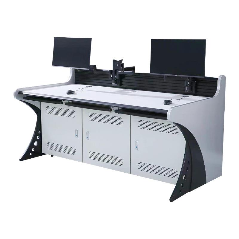 Command center dispatch station central control security monitoring console network computer room control room dual operation monitoring console