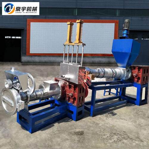 塑料造粒机双螺杆废旧塑料颗粒薄膜造粒机塑料再生颗粒挤出机 - 图0