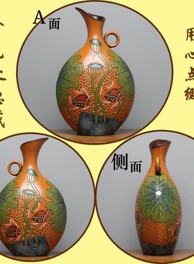 高档欧陶北瓷家酒柜装品摆件餐厅餐饰馆庭博古架隔断室内轻奢家居