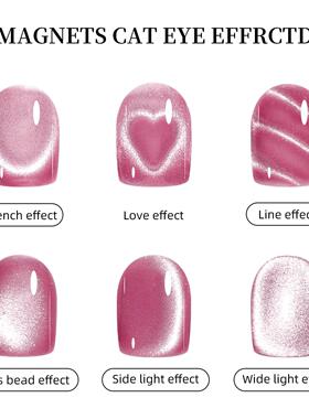 Heart Shaped Magnet Creating Heart Moon Double Line Shapes