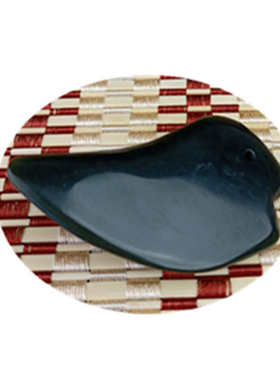 天然和田玉青玉刮痧板和田玉刮痧板面部美容女脸部拔筋刮板