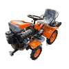 Mountain ride-on micro-tiller, flood and drought dual-purpose crawler cultivator, farmland greenhouse ditching, weeding, rotary tillage for pastoral fields