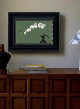法式古风装饰画小众客厅艺术玄关高级挂画复古壁画卧室餐厅背景墙