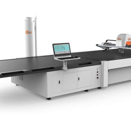 多层电脑全自动裁床服装布料多层裁切鞋帽布料裁剪振动刀切割机 - 图3