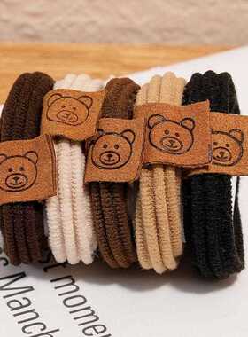 High-quality, elastic, durable, seamless hair ties for women