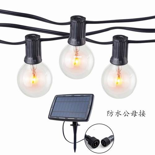 装饰灯款灯太阳能庭院活动户外花园25g40led  串电商bulbs爆 - 图0