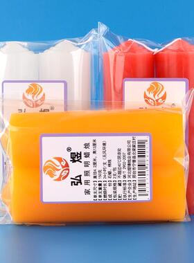 家庭用无烟无味加粗圆柱停电应急照明蜡烛红黄白色供佛长效耐燃腊