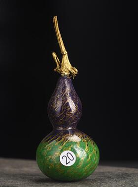 非遗手工大漆小葫芦传统技法菠萝漆葫芦文玩工艺品福州漆器礼品