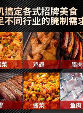大型商用真空滚揉机液压呼吸式鸡鸭鹅肉制品快速腌渍滚揉设备