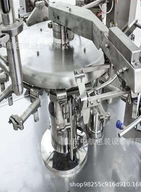 自动定量灌装生产线液体定量灌装机 瓶装酱料灌装流水线设备