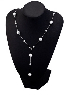 满天星珍珠项链配饰高级毛衣项链