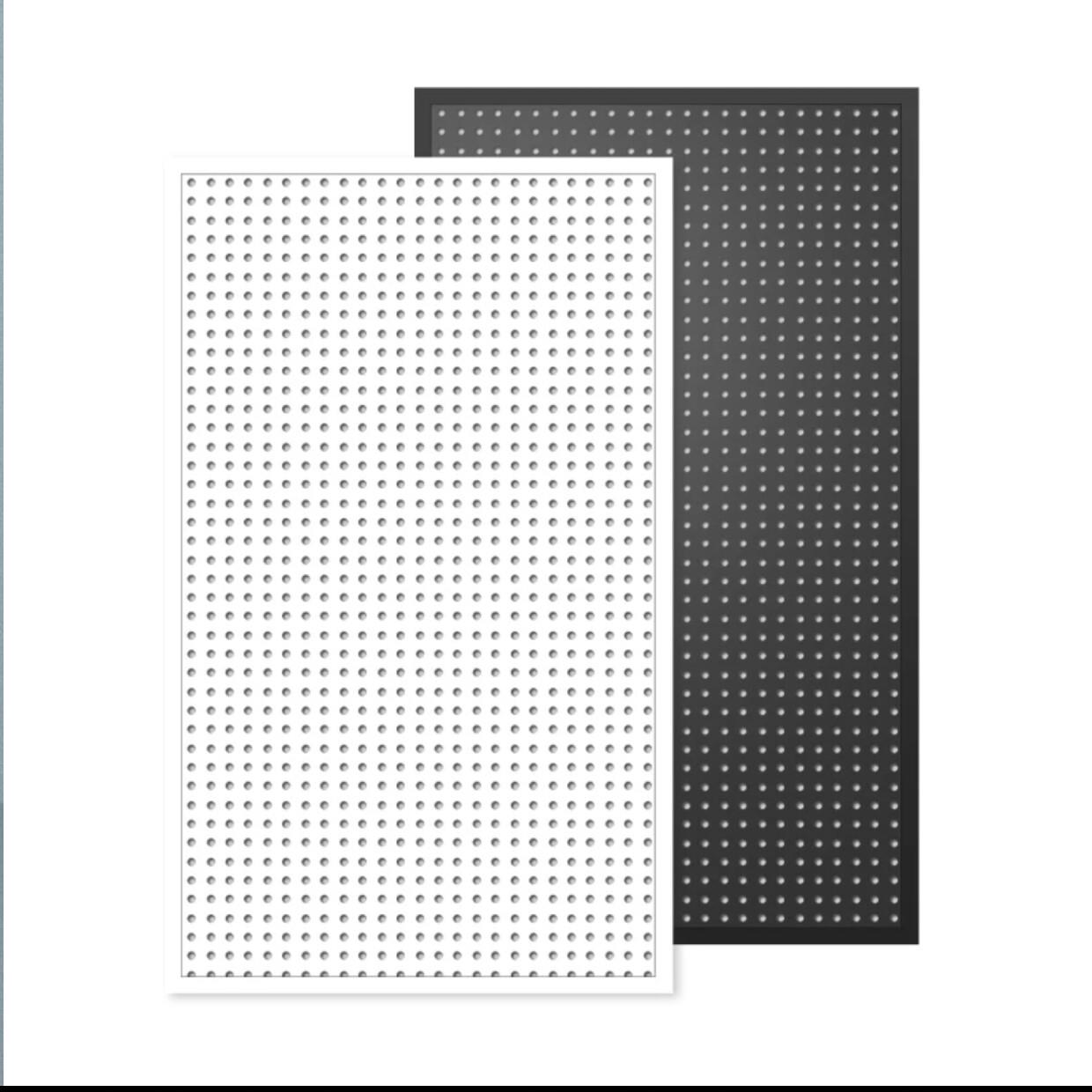 Perforated plate round hole standard medium-sized 60-wide storage shelf tool storage thickened version with frame comes with hook tie